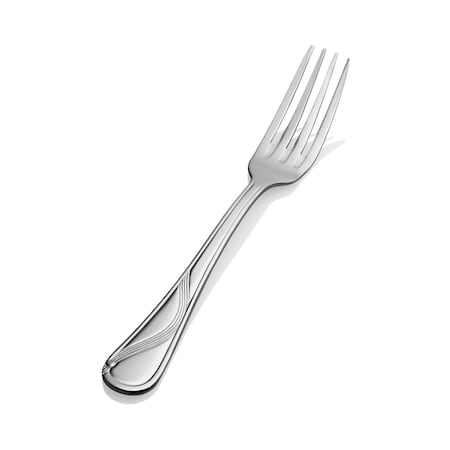 Bon Chef Wave, Dinner Fork, Mirror Finish, 18/10, 7.79" , set of 12 S2205